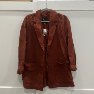 Madewell soft brown blazer